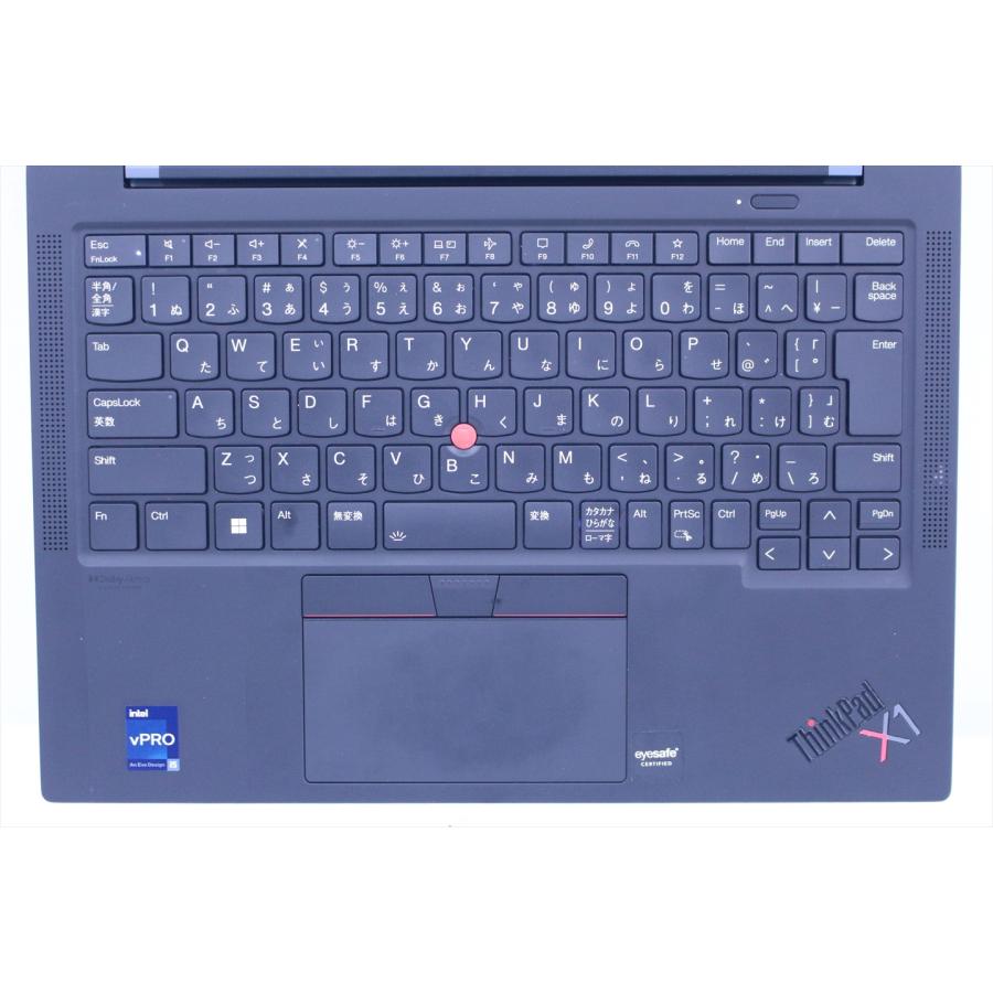 即配 2022年WUXGA液晶快速モデル 12世代Corei5 ThinkPad X1 Carbon Gen10 i5-1250P 16G 256G 14.0WUXGA Wi-Fi6E Office Win11 ノートパソコン BAA評価の画像