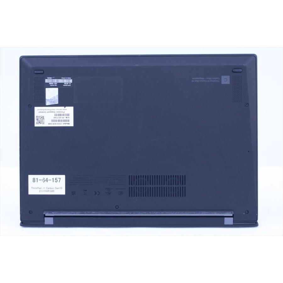 即配 2022年WUXGA液晶快速モデル 12世代Corei5 ThinkPad X1 Carbon Gen10 i5-1250P 16G 256G 14.0WUXGA Wi-Fi6E Office Win11 ノートパソコン BAA評価の画像