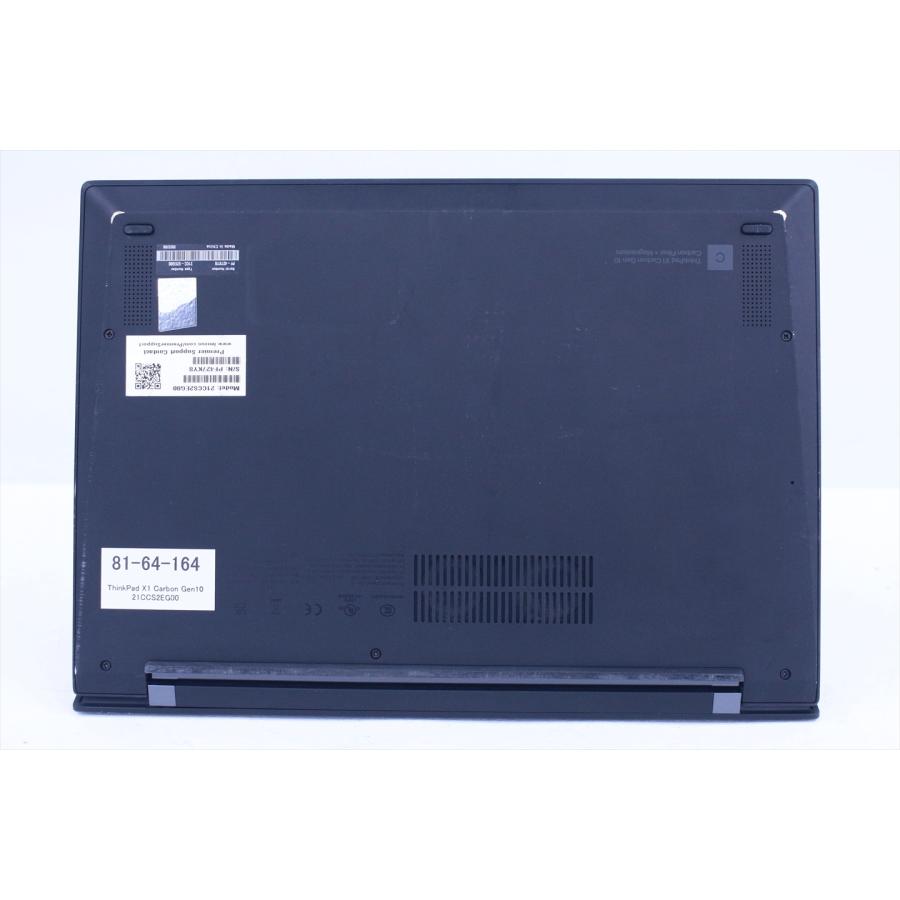 即配 2022年WUXGA液晶快速モデル 12世代Corei5 ThinkPad X1 Carbon Gen10 i5-1250P 16G 256G 14.0WUXGA Wi-Fi6E Office Win11 ノートパソコン BAA評価の画像