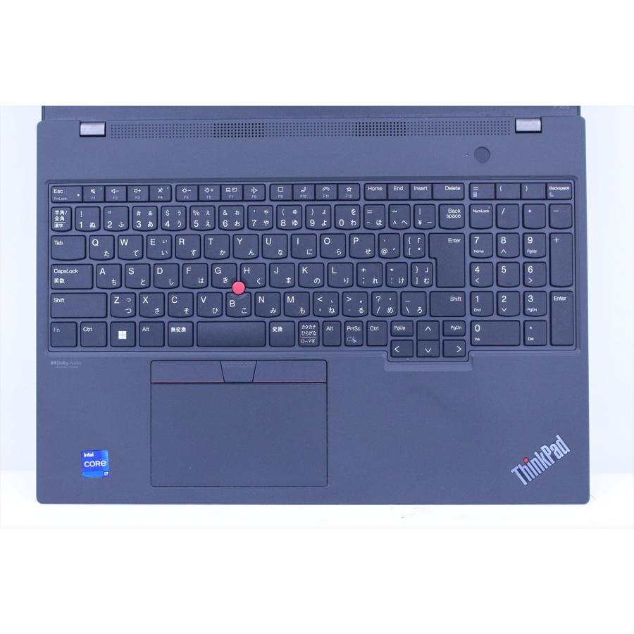 即配 良品 2022年安定快速ワークステーション 12世代Corei7 ThinkPad P16s Gen1 i7-1260P 16G 256G 16.0WUXGA NVIDIA T550 Wi-Fi6E ノートパソコン AAA評価の画像