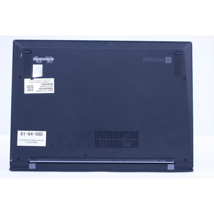 即配 良品 2022年快速モデル 12世代Corei5 ThinkPad X1 Carbon Gen10 i5-1235U 16G 256G 14.0WUXGA Thunderbolt4 Wi-Fi6E Office ノートパソコン AAA評価の画像