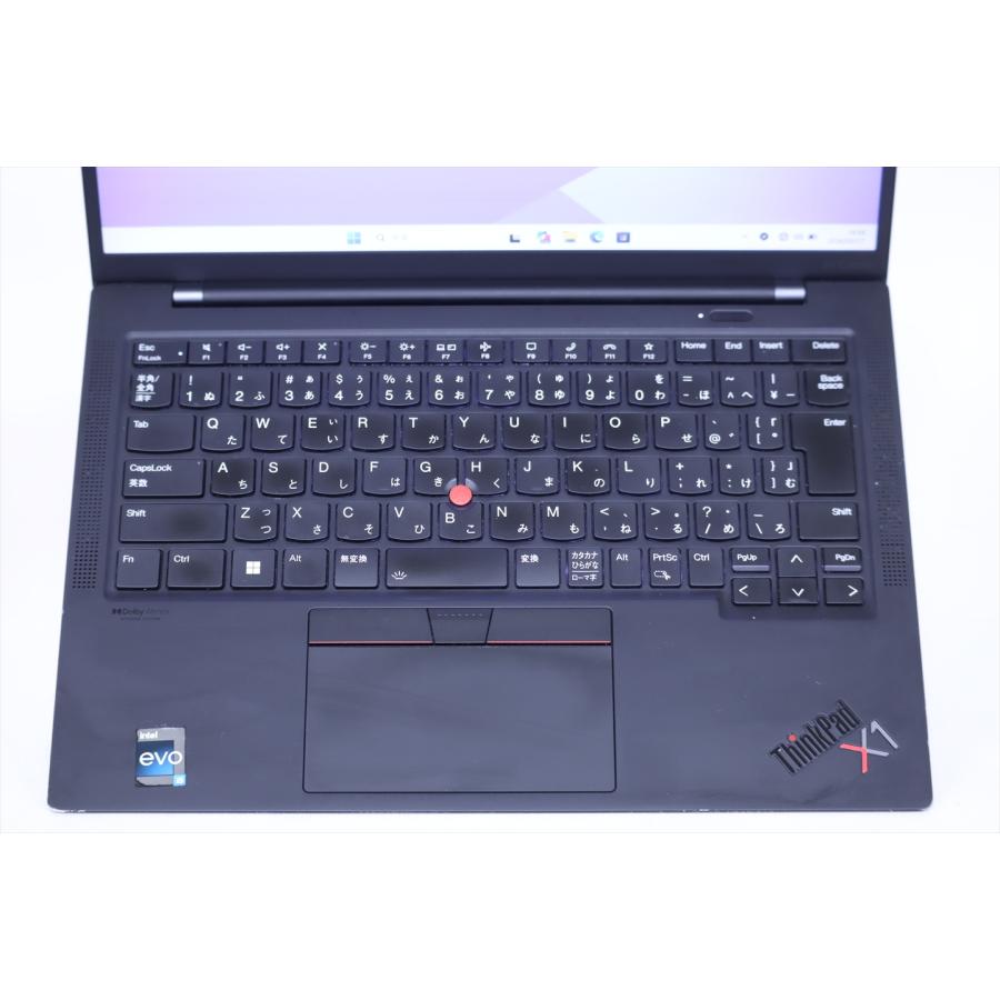 即配 良品 2022年快速モデル 12世代Corei5 ThinkPad X1 Carbon Gen10 i5-1235U 16G 256G 14.0WUXGA Thunderbolt4 Wi-Fi6E Office ノートパソコン AAB評価の画像