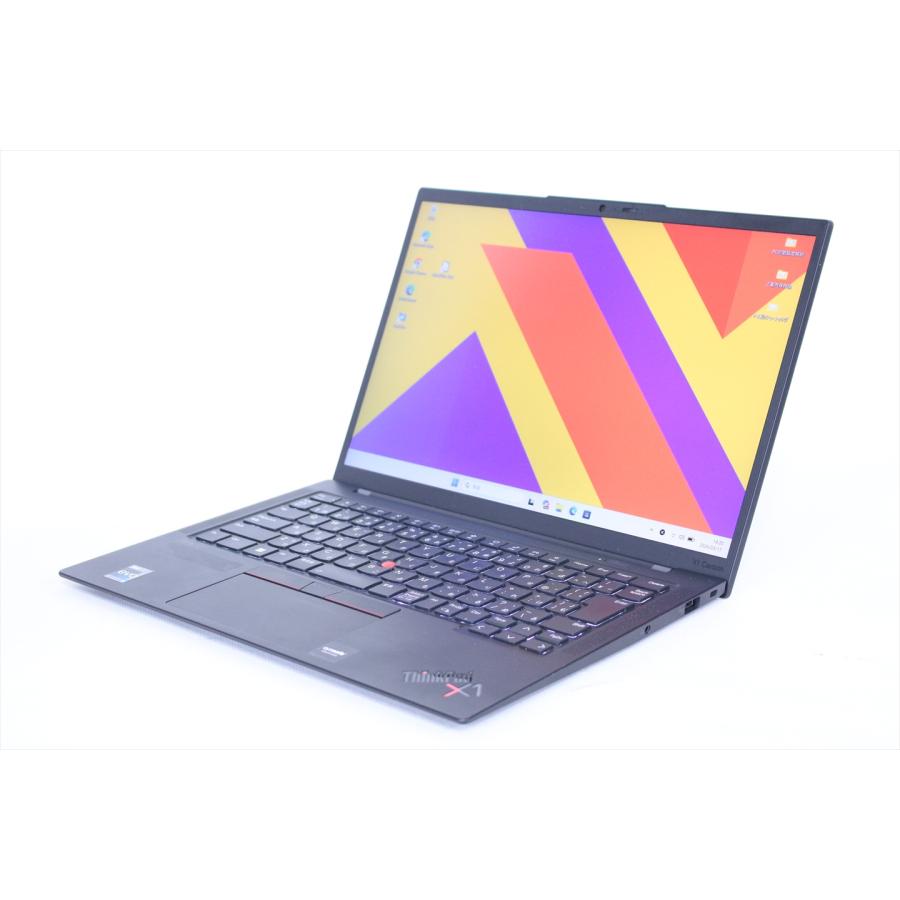 即配 良品 2022年快速モデル 12世代Corei5 ThinkPad X1 Carbon Gen10 i5-1235U 16G 256G 14.0WUXGA Thunderbolt4 Wi-Fi6E Office ノートパソコン AAB評価