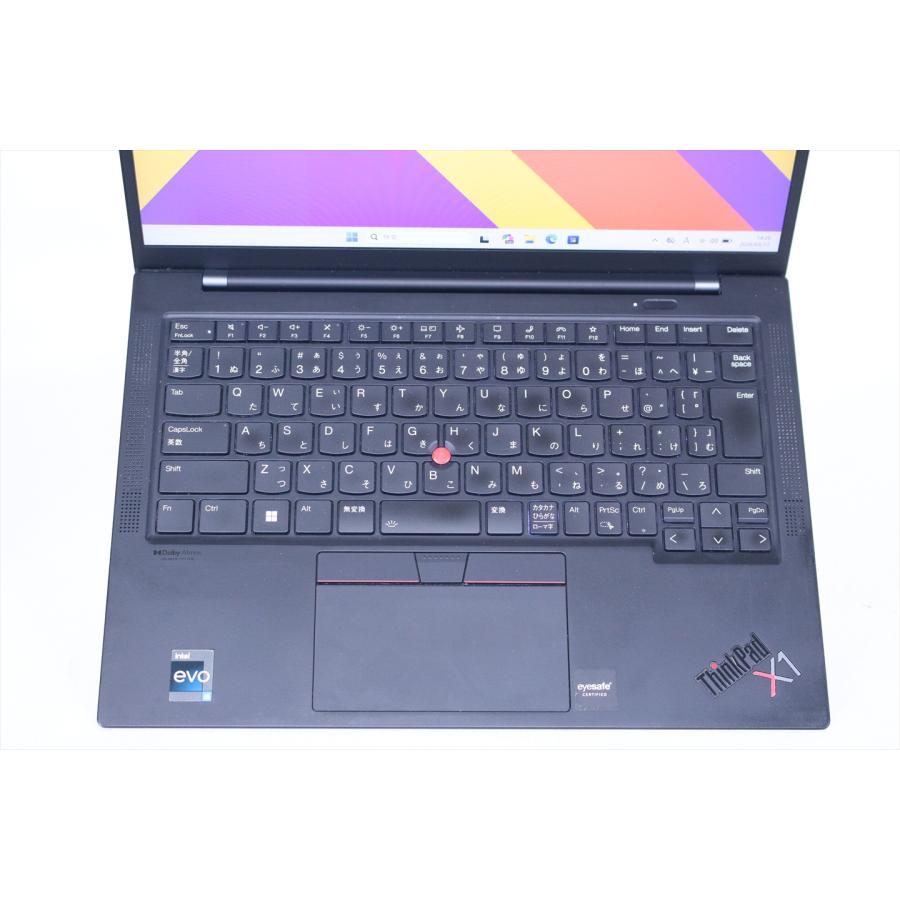 即配 良品 2022年快速モデル 12世代Corei5 ThinkPad X1 Carbon Gen10 i5-1235U 16G 256G 14.0WUXGA Thunderbolt4 Wi-Fi6E Office ノートパソコン AAB評価の画像
