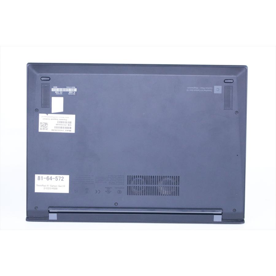 即配 良品 2022年快速モデル 12世代Corei5 ThinkPad X1 Carbon Gen10 i5-1235U 16G 256G 14.0WUXGA Thunderbolt4 Wi-Fi6E Office ノートパソコン AAB評価の画像