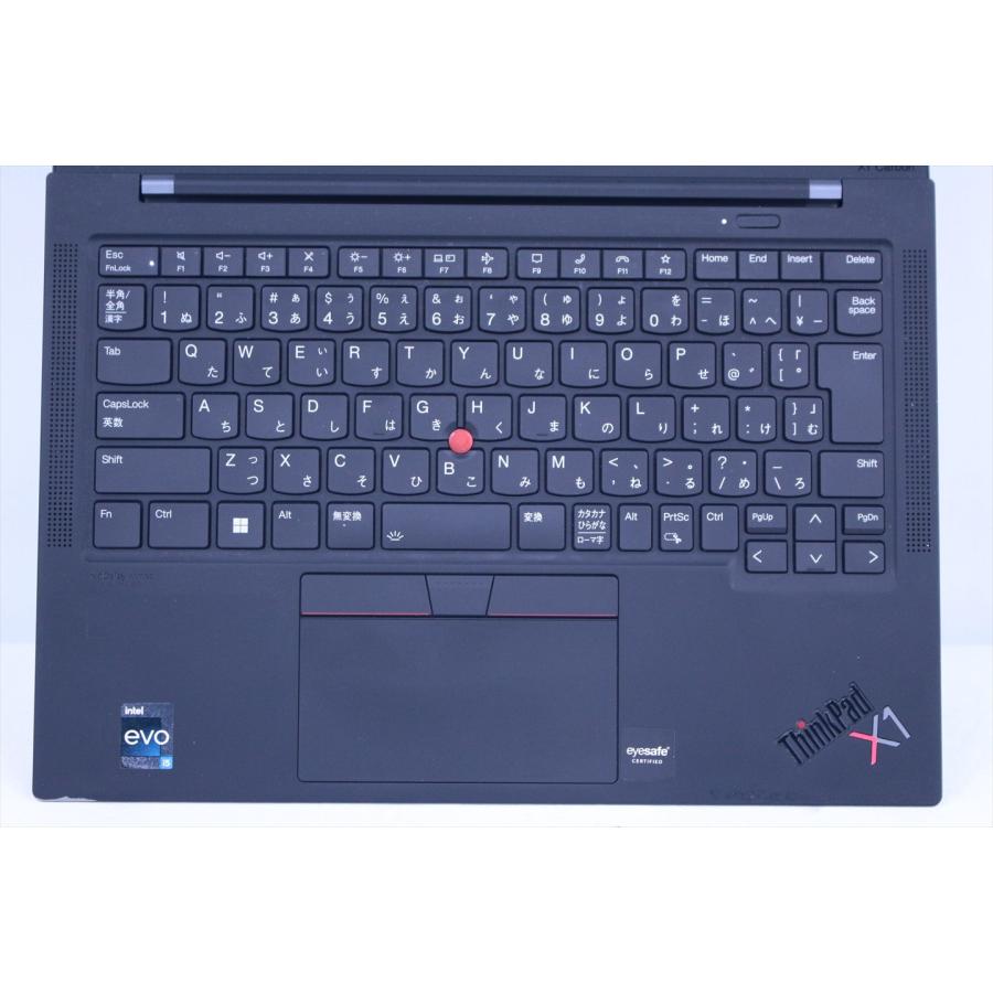 即配 良品 2022年快速モデル 12世代Corei5 ThinkPad X1 Carbon Gen10 i5-1235U 16G 256G 14.0WUXGA Thunderbolt4 Wi-Fi6E Office ノートパソコン AAB評価の画像