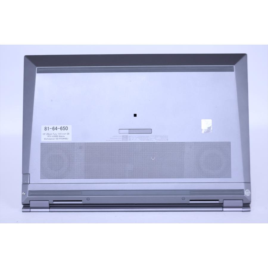 ノートパソコン 良好品 2022年RTX A3000搭載32Gワークステーション HP ZBook Fury G8 i7-11850H 32G 1.0TB 15.6FHD Wi-Fi6 バッテリー良 AAA評価の画像