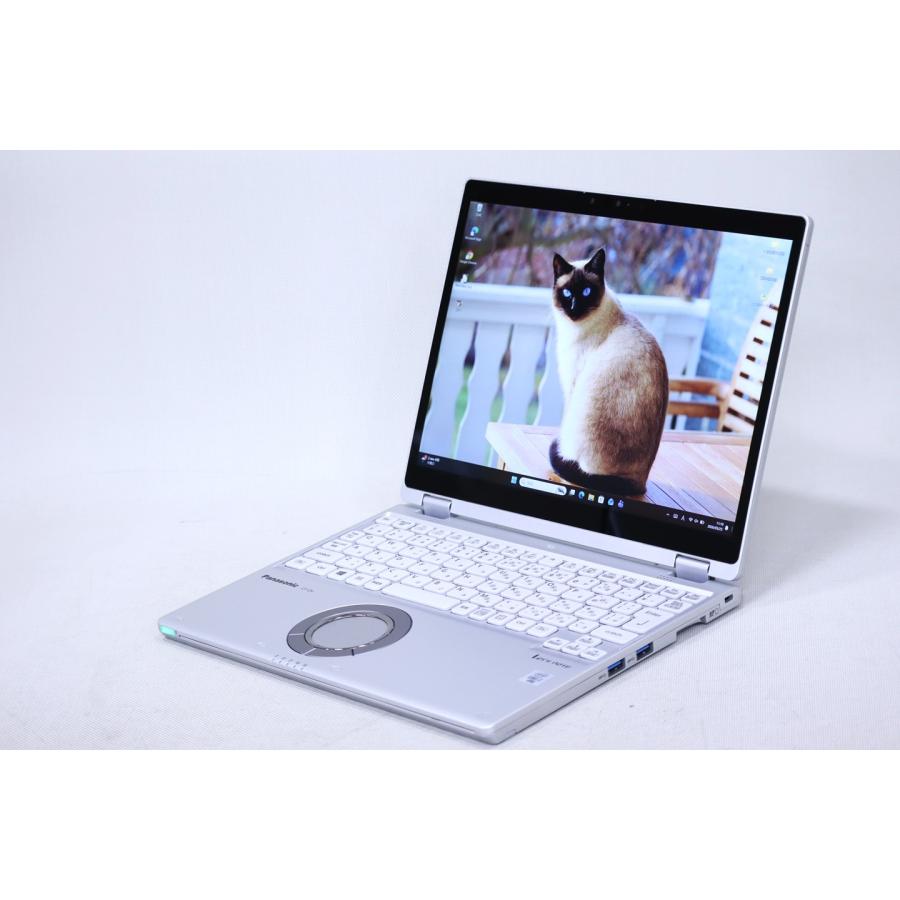 即配 良品 WQXGA+2in1パワフルモデル 10世代Corei7 CF-QV9TFLVS LTE i7-10810U 16G 512G 12.0タッチ WiFi6 リカバリ バッテリー良 ノートパソコン AAA評価の画像