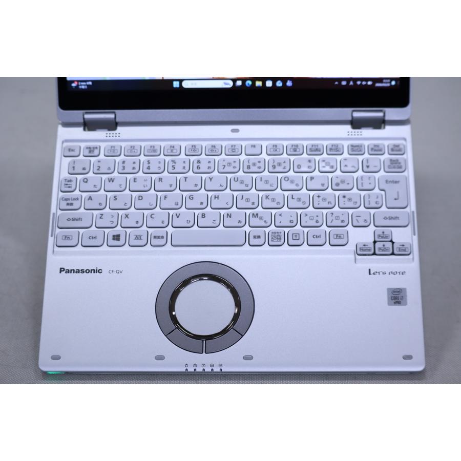 即配 良品 WQXGA+2in1パワフルモデル 10世代Corei7 CF-QV9TFLVS LTE i7-10810U 16G 512G 12.0タッチ WiFi6 リカバリ バッテリー良 ノートパソコン AAA評価の画像