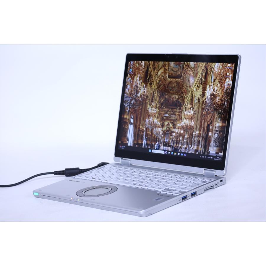 即配 WQXGA+液晶2in1パワフルモデル Let's note CF-QV9TFLVS LTE i7-10810U 16G 512G 12.0タッチ Wi-Fi6 リカバリ バッテリー良 ノートパソコン BAA評価の画像