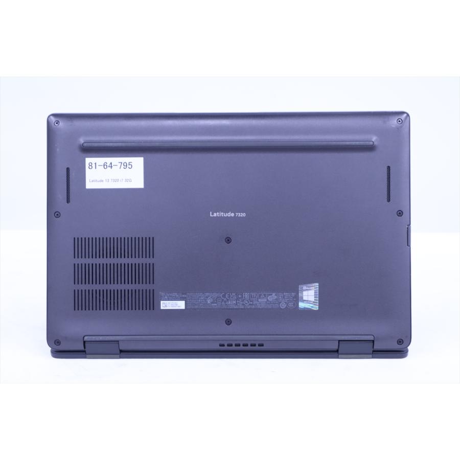 即配 2022年32Gパワフルモデル 11世代Corei7 Latitude 13 7320 i7-1185G7 32G 512G 13.3FHD Wi-Fi6 Office Win11 ノートパソコン BAA評価の画像