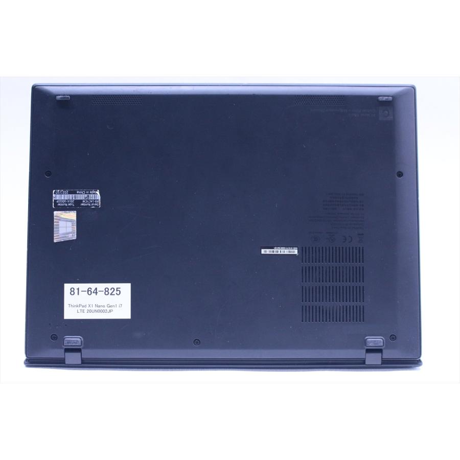 即配 2021年2K液晶パワフルモデル 11世代Corei7 ThinkPad X1 Nano Gen1 LTE i7-1160G7 16G 256G 13.0-2K Wi-Fi6 Office Win11 ノートパソコン BAA評価の画像