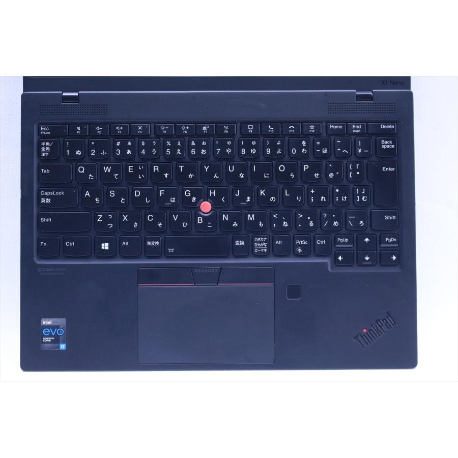即配 2021年2K液晶パワフルモデル 11世代Corei7 ThinkPad X1 Nano Gen1 LTE i7-1160G7 16G 256G 13.0-2K Wi-Fi6 Office Win11 ノートパソコン BAA評価の画像