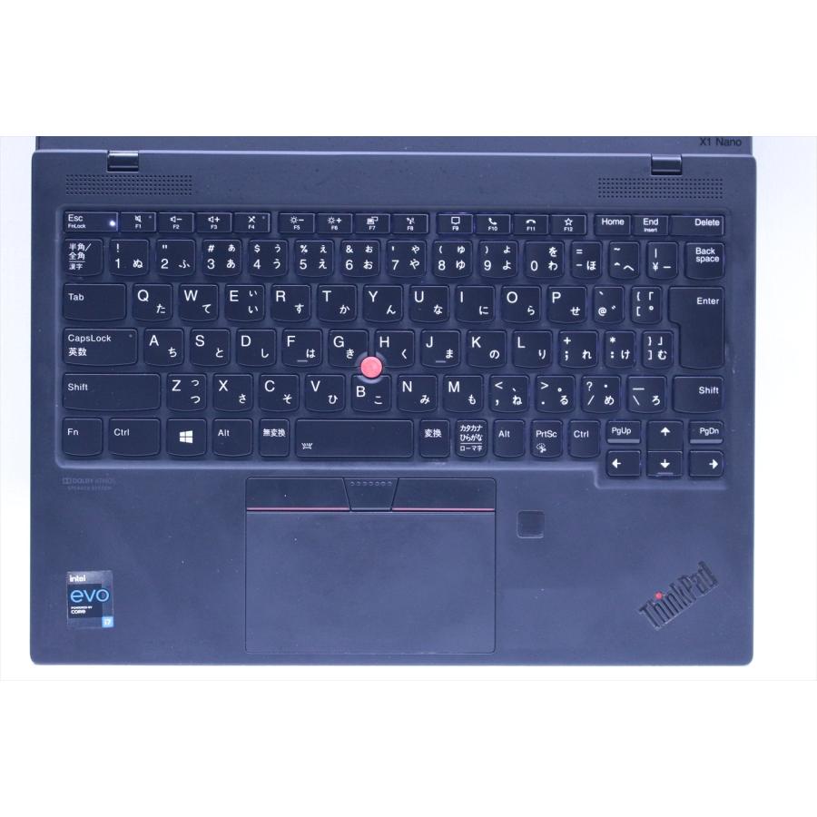 即配 2021年2K液晶パワフルモデル 11世代Corei7 ThinkPad X1 Nano Gen1 LTE i7-1160G7 16G 256G 13.0-2K Wi-Fi6 Office Win11 ノートパソコン BAA評価の画像