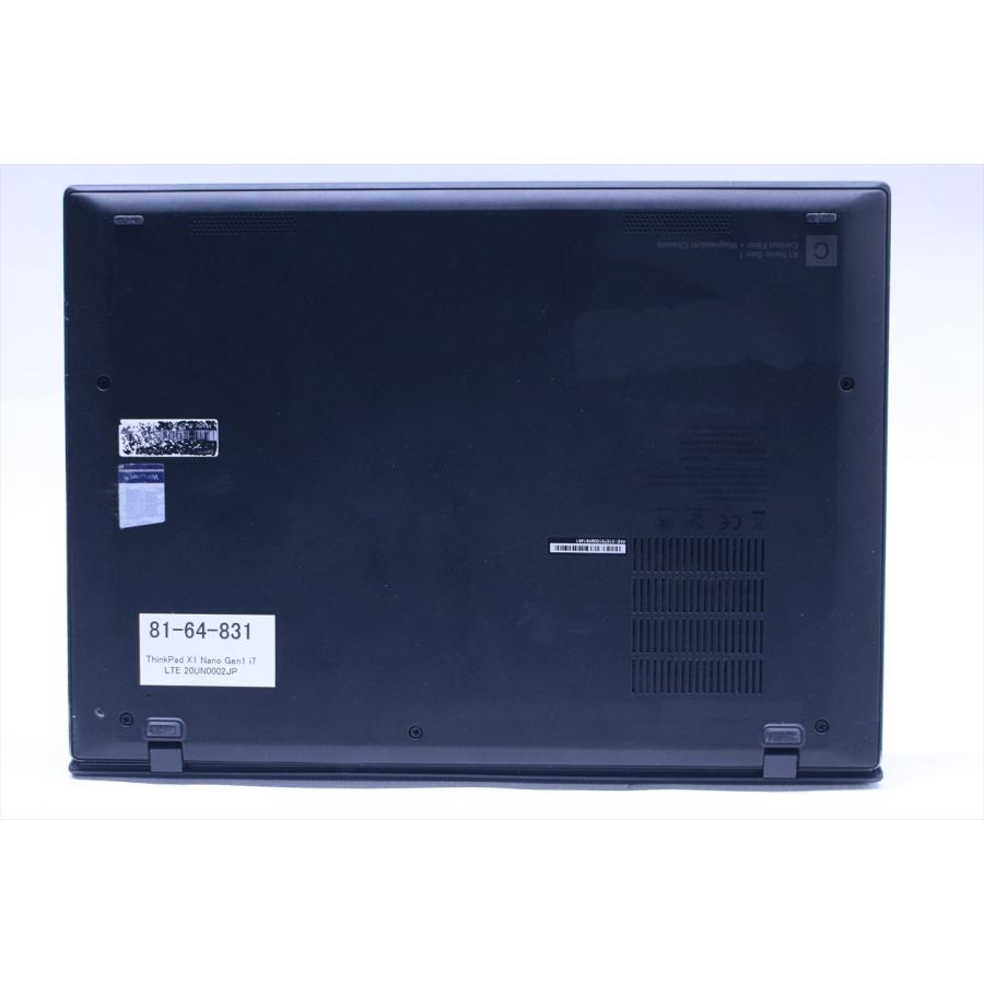 即配 2021年2K液晶パワフルモデル 11世代Corei7 ThinkPad X1 Nano Gen1 LTE i7-1160G7 16G 256G 13.0-2K Wi-Fi6 Office Win11 ノートパソコン BAA評価の画像