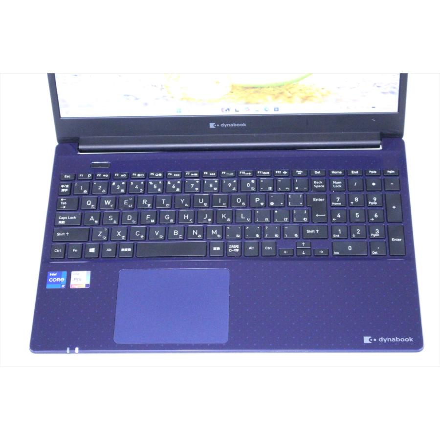 即配 良品 パワフルモデル 11世代Corei7 dynabook C7 P1-C7PP-BL ブルー i7-1165G7 8G 256G+1.0TB 15.6FHD Wi-Fi6 バッテリー良 ノートパソコン AAA評価の画像