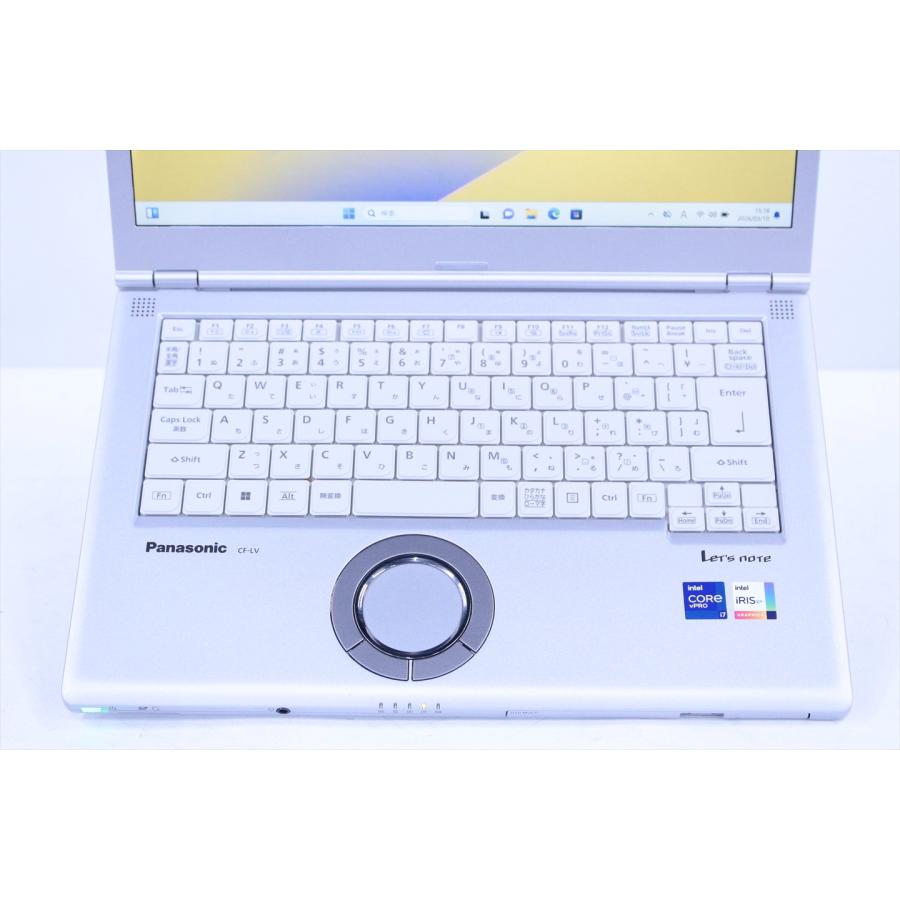 即配 良品 累積時間少 DVD搭載パワフルモデル 11世代Corei7 CF-LV1V11KS i7-1185G7 16G 512G 14.0FHD WiFi6 Office リカバリ ノートパソコン AAA評価の画像