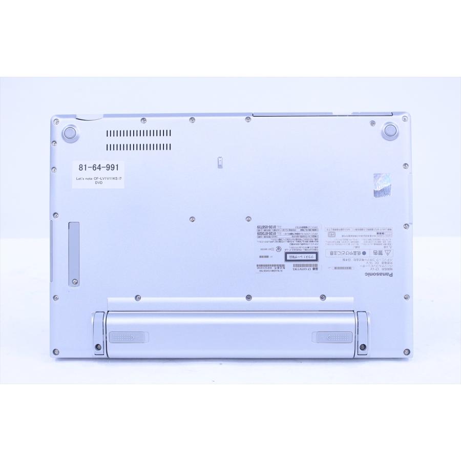 即配 良品 累積時間少 DVD搭載パワフルモデル 11世代Corei7 CF-LV1V11KS i7-1185G7 16G 512G 14.0FHD WiFi6 Office リカバリ ノートパソコン AAA評価の画像