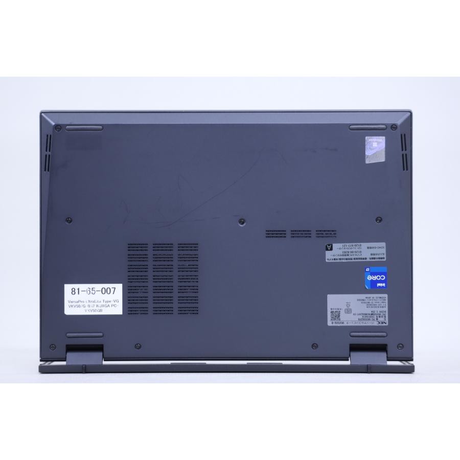 即配 良品 2022年WUXGA液晶パワフルモデル VersaPro UltraLite VG VKV50/G-B i7-1195G7 16G 256G 14.0WUXGA WiFi6E バッテリー良 ノートパソコン AAA評価の画像