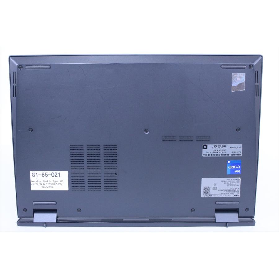 即配 良品 2022年WUXGA液晶パワフルモデル VersaPro UltraLite VG VKV50/G-B i7-1195G7 16G 256G 14.0WUXGA WiFi6E バッテリー良 ノートパソコン AAA評価の画像