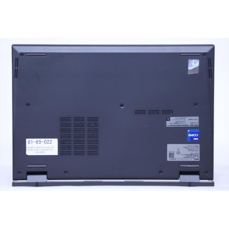 即配 良品 2022年WUXGA液晶パワフルモデル VersaPro UltraLite VG VKV50/G-B i7-1195G7 16G 256G 14.0WUXGA WiFi6E バッテリー良 ノートパソコン AAA評価の画像