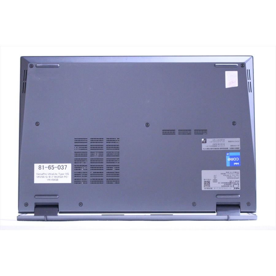 即配 良品 2022年WUXGA液晶パワフルモデル VersaPro UltraLite VG VKV50/G-B i7-1195G7 16G 256G 14.0WUXGA Wi-Fi6E バッテリー良 ノートパソコン AAA評価の画像
