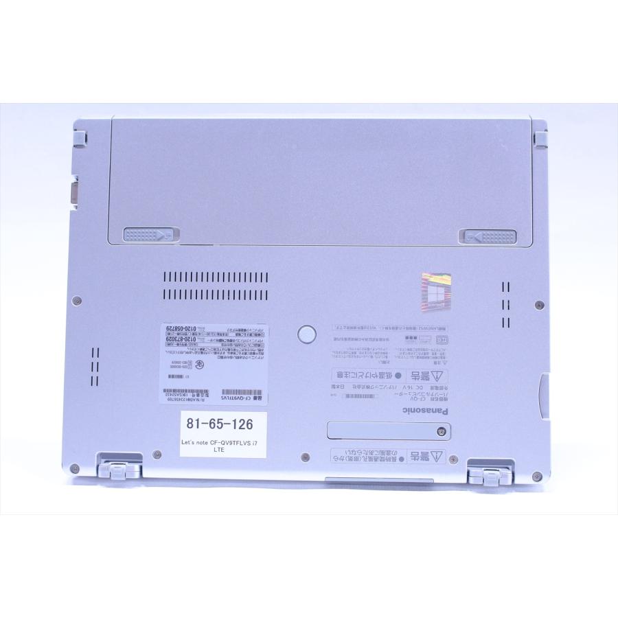 即配 WQXGA+液晶2in1パワフルモデル Let's note CF-QV9TFLVS LTE i7-10810U 16G 512G 12.0タッチ Wi-Fi6 リカバリ ノートパソコン BAA評価の画像