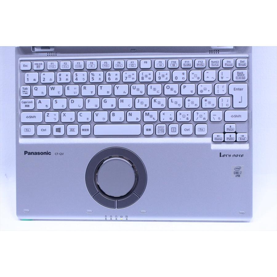 即配 累積時間少 WQXGA+液晶パワフルモデル 10世代Corei7 Let's note CF-QV9TFLVS LTE i7-10810U 16G 512G 12.0タッチ Wi-Fi6 ノートパソコン AAA評価の画像