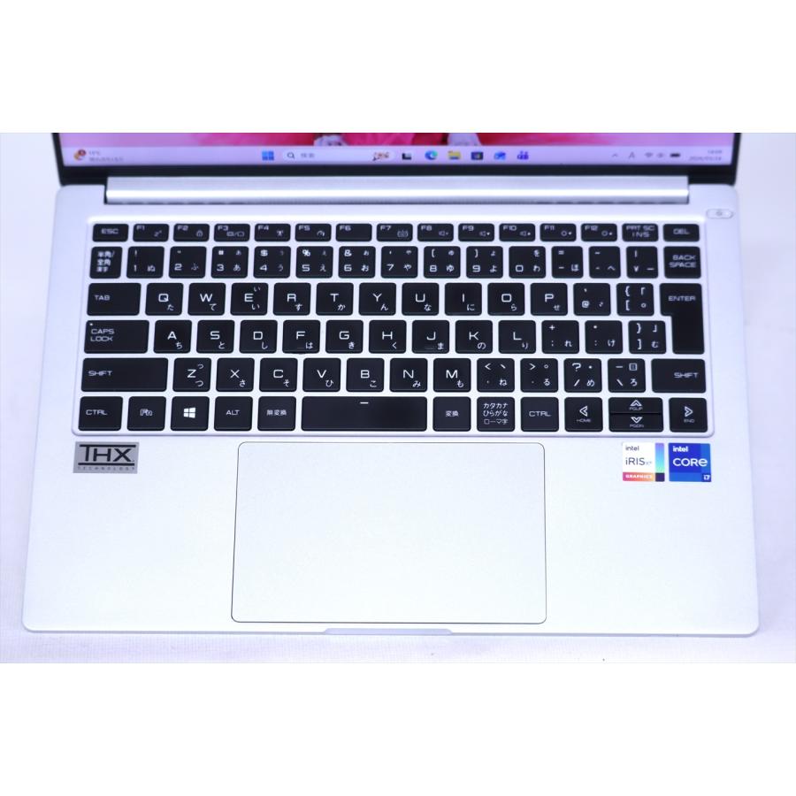 即配 2022年32Gパワフルモデル 11世代Corei7 DAIV 4P 21054P-TGL i7-1165G7 32G 512G 14.0WUXGA Wi-Fi6 リカバリ バッテリー良 ノートパソコン BAA評価の画像