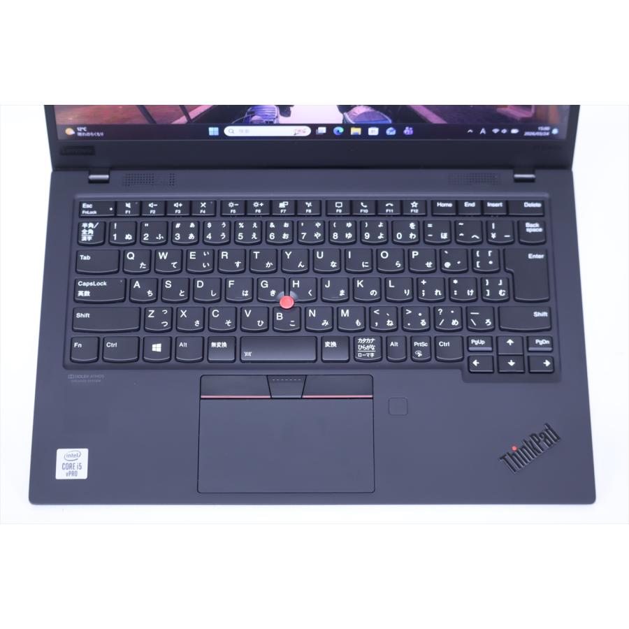 即配 良品 2021年モデル 10世代Corei5 ThinkPad X1 Carbon Gen8 i5-10310U 8G 256G 14.0FHD Wi-Fi6 Office リカバリ バッテリー良 ノートパソコン AAA評価の画像