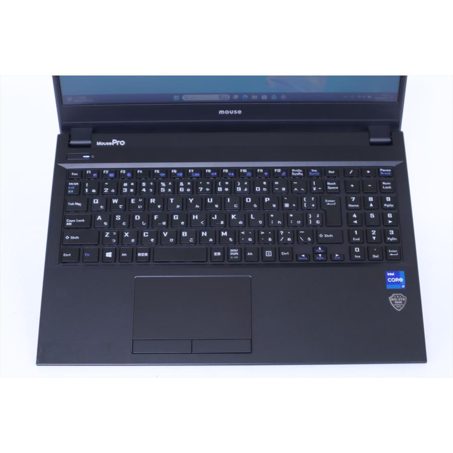 即配 32Gパワフルモデル 11世代Corei7 MousePro-NB540Z i7-1165G7 32G 256G 15.6FHD DVD Office リカバリ バッテリー良 ノートパソコン BAA評価の画像