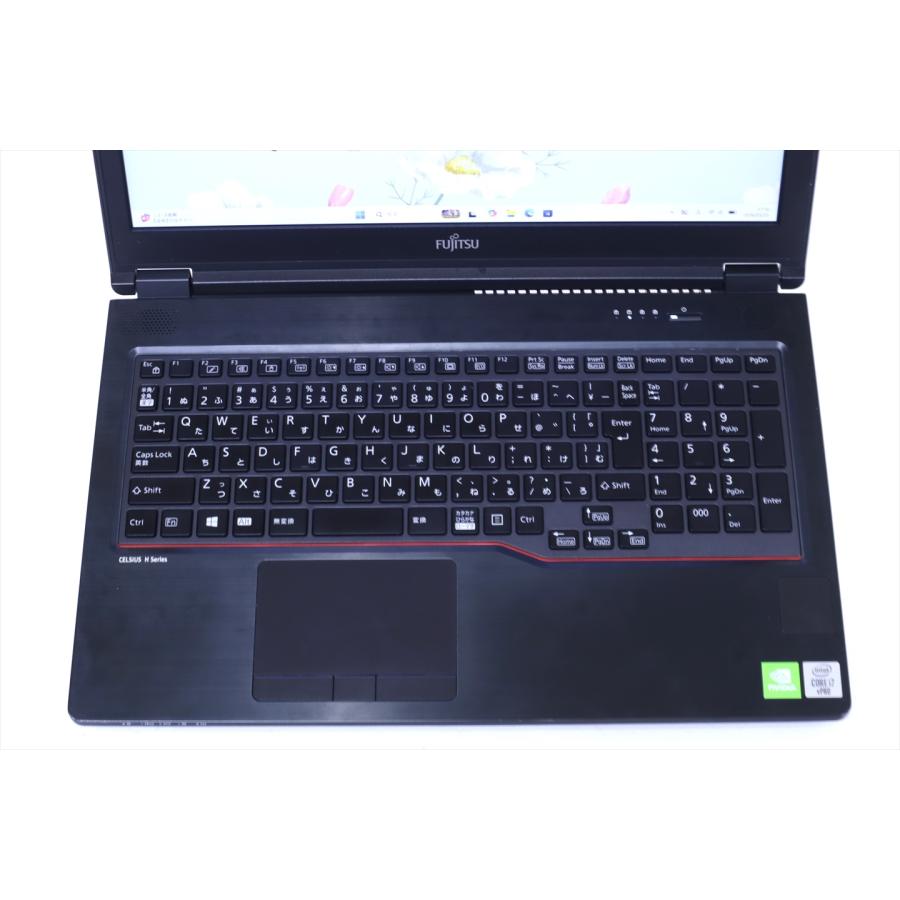 即配 良品 2023年グラボ搭載パワフルモデル 10世代Corei7 CELSIUS H7510 i7-10850H 16G 256G 15.6FHD Wi-Fi6 Office ノートパソコン AAA評価の画像