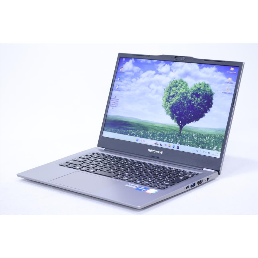 即配 良品 2023年快速モデル 13世代Corei5 ドスパラ THIRDWAVE F-14RP5 i5-1335U 16G 512G 14.0FHD Wi-Fi6E バッテリー良 ノートパソコン AAA評価