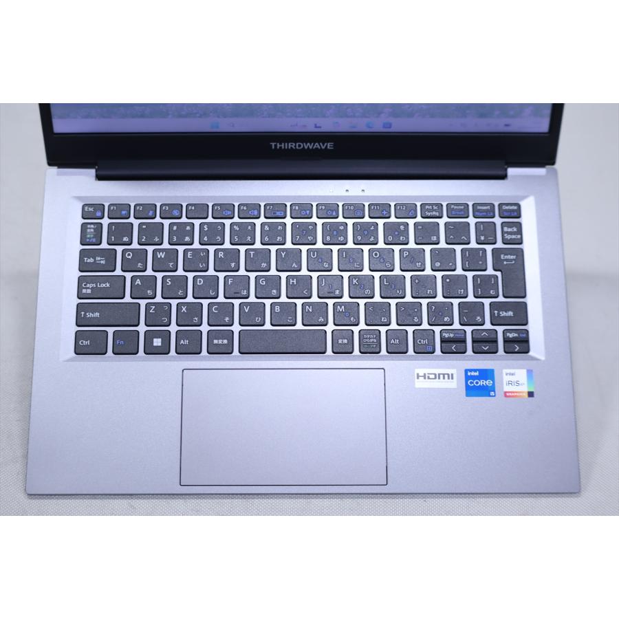 即配 良品 2023年快速モデル 13世代Corei5 ドスパラ THIRDWAVE F-14RP5 i5-1335U 16G 512G 14.0FHD Wi-Fi6E バッテリー良 ノートパソコン AAA評価の画像