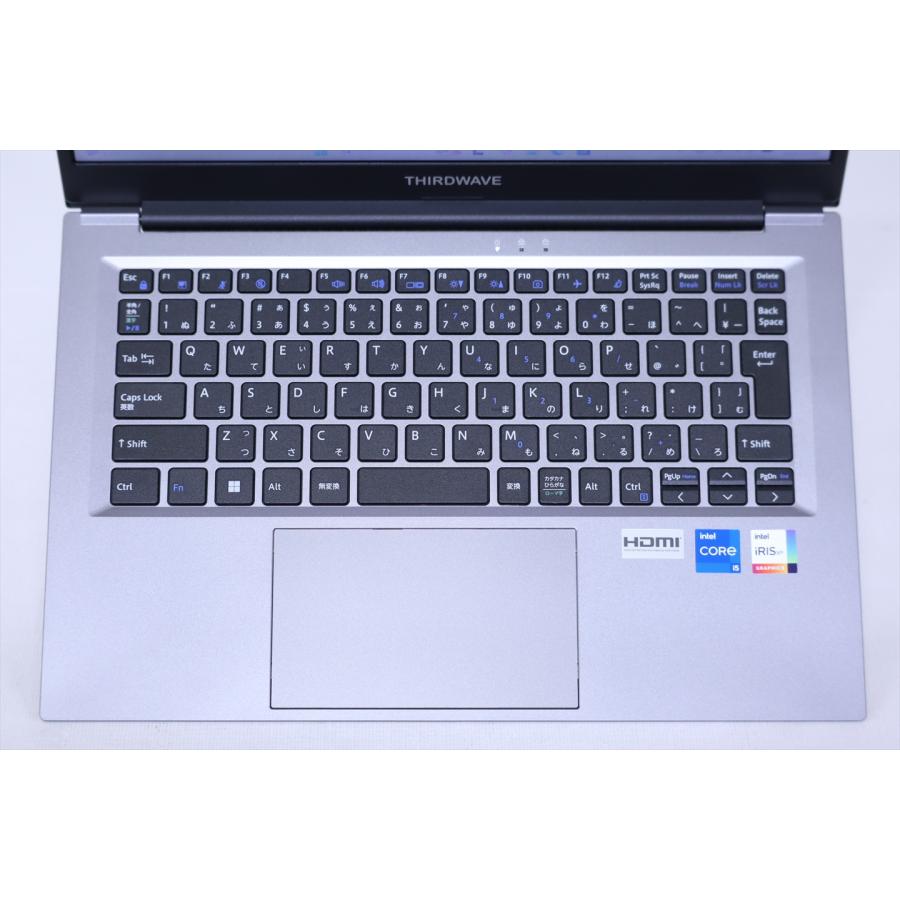 即配 良品 2023年快速モデル 13世代Corei5 ドスパラ THIRDWAVE F-14RP5 i5-1335U 16G 512G 14.0FHD Wi-Fi6E バッテリー良 ノートパソコン AAA評価の画像