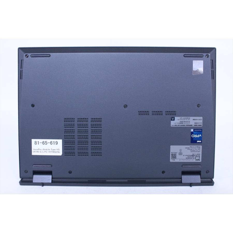 即配 良品 2024年軽量14.0WUXGA液晶32Gモデル VersaPro UltraLite VG VKT46/G-L i5-1335U 32G 256G 14.0WUXGA WiFi6E バッテリー良 ノートパソコン AAA評価の画像