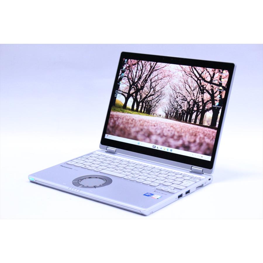 即配 累積時間少 2021年WQXGA+軽量快速モデル CF-QV1RFAVS LTE i5-1145G7 16G 256G 12.0タッチ Wi-Fi6 Office リカバリ ノートパソコン BAA評価の画像