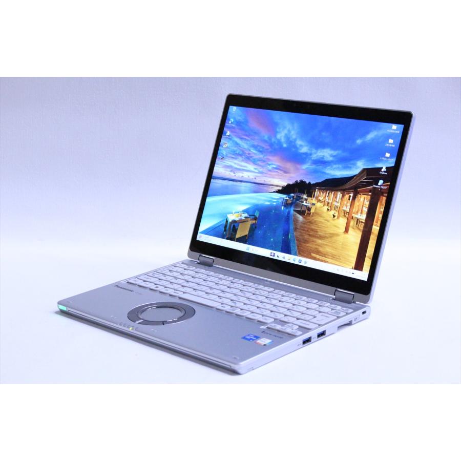 即配 良品 累積時間少 バッテリー良 2021年WQXGA+軽量快速モデル CF-QV1RFAVS LTE i5-1145G7 16G 256G 12.0タッチ Wi-Fi6 リカバリ ノートパソコン AAA評価の画像