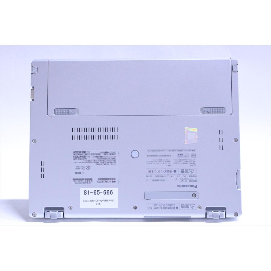 即配 良品 累積時間少 バッテリー良 2021年WQXGA+軽量快速モデル CF-QV1RFAVS LTE i5-1145G7 16G 256G 12.0タッチ Wi-Fi6 リカバリ ノートパソコン AAA評価の画像