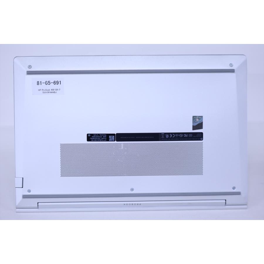 即配 2023年パワフルモデル 12世代Corei7 HP ProBook 450 G9 i7-1255U 16G 512G 15.6FHD Wi-Fi6E Office リカバリ ノートパソコン BAA評価の画像