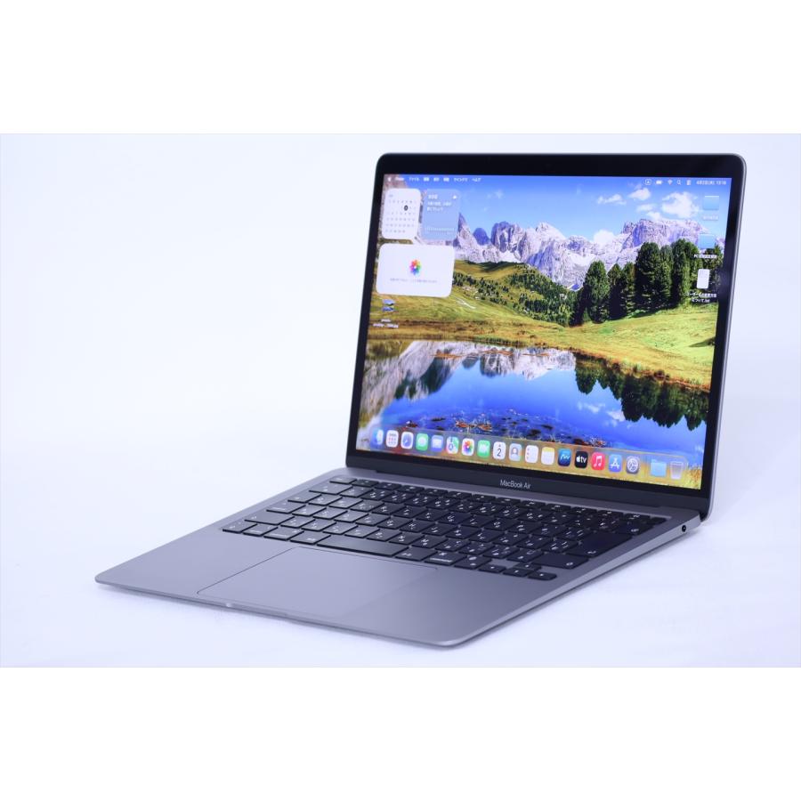MacBookAir M1 13インチ グレー 美品 充放電少ない MacBook 即配 良品 充放電数少 軽量クリエイターM1モデル Air Retina