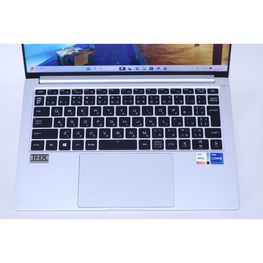 即配 2021年軽量32Gパワフルクリエイターモデル 11世代Corei7 DAIV 4P i7-1165G7 32G 512G 14.0WUXGA WiFi6 リカバリ バッテリー良 ノートパソコン BAA評価の画像