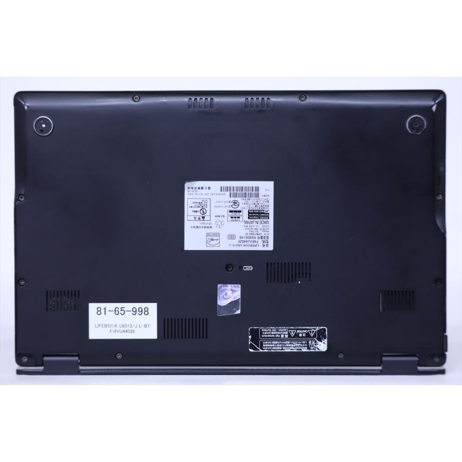 即配 2022年軽量快速モデル 12世代Corei5 LIFEBOOK U9312/J L-BT LTE i5-1245U 16G 256G 13.3FHD Wi-Fi6E バッテリー良 ノートパソコン BAA評価の画像
