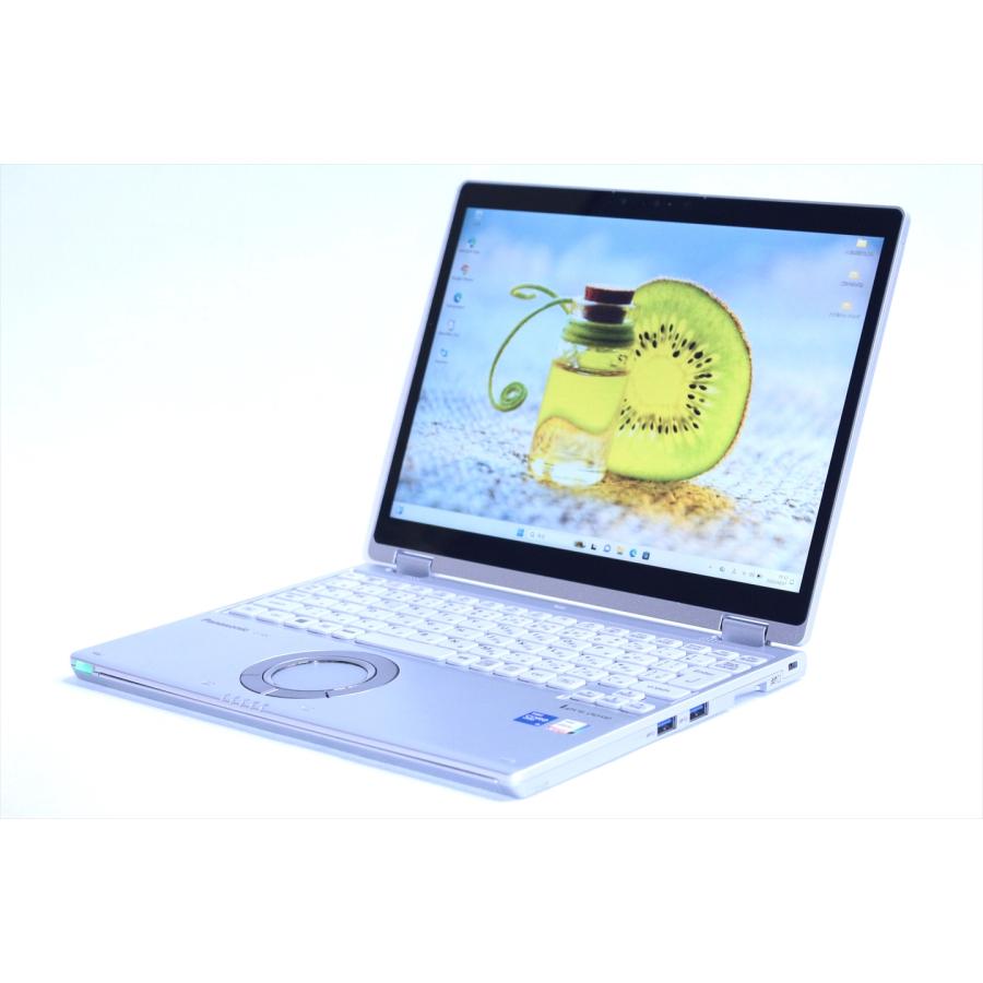 即配 良品 2021年WQXGA+軽量快速モデル Let's note CF-QV1RFAVS LTE i5-1145G7 16G 256G 12.0タッチ Wi-Fi6 Office Win11 リカバリ ノートパソコン AAA評価の画像