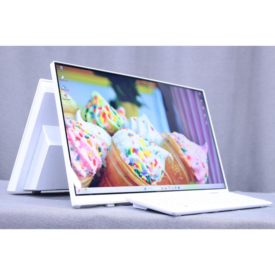 即配 良品 2021年省スペース一体型モデル 10世代Corei5 LAVIE A23 A2335/CAW i5-10210U 8G 512G 23.8FHD DVD Wi-Fi6 Office Win11 オールインワン AAA評価の画像