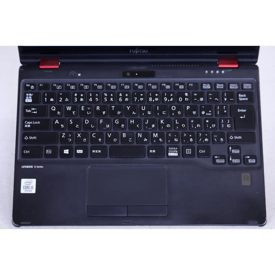 LIFEBOOK U 即配 良品 877g 2020年薄軽量2in1モデル U9310X/D Red i5