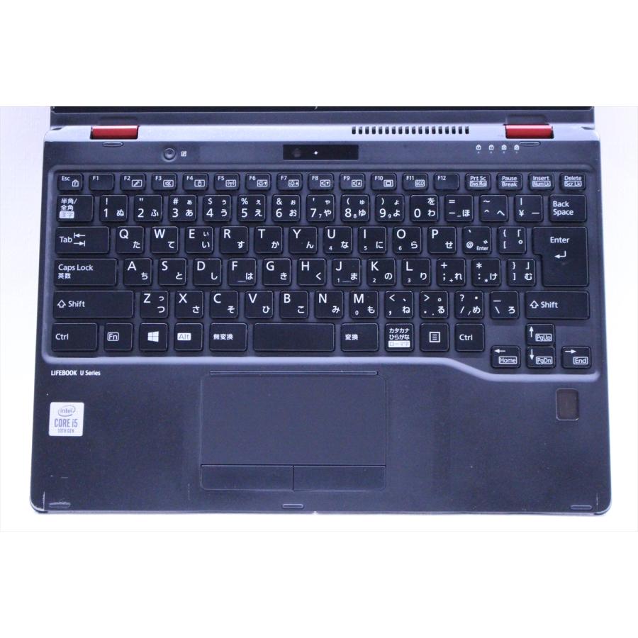 即配 良品 希少レッドカラー 2020年薄軽量モデル 2in1 LIFEBOOK U9310X/D Red LTE i5-10310U 8G 256G 13.3FHDタッチ Wi-Fi6 Office ノートパソコン AAA評価の画像