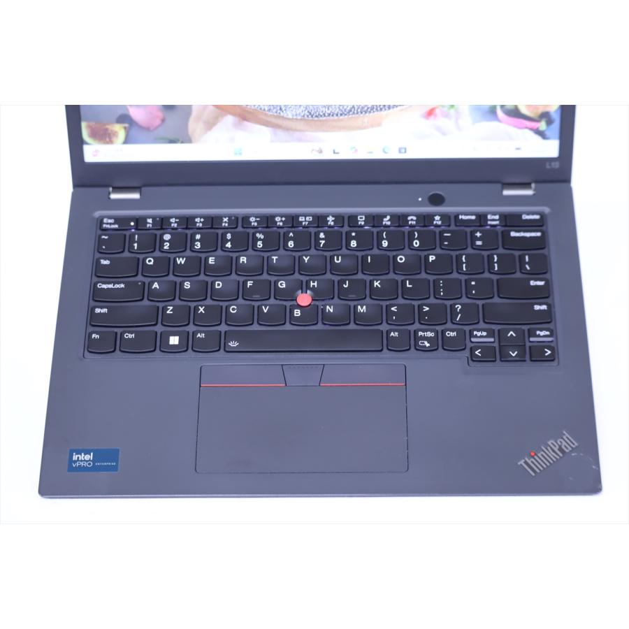 即配 良品 2024年AI特化NPU搭載快速モデル ThinkPad L13 Gen5 Ultra5 135U 16G 256G 13.3WUXGA WiFi6E Office バッテリー良 ノートパソコン AAA評価の画像