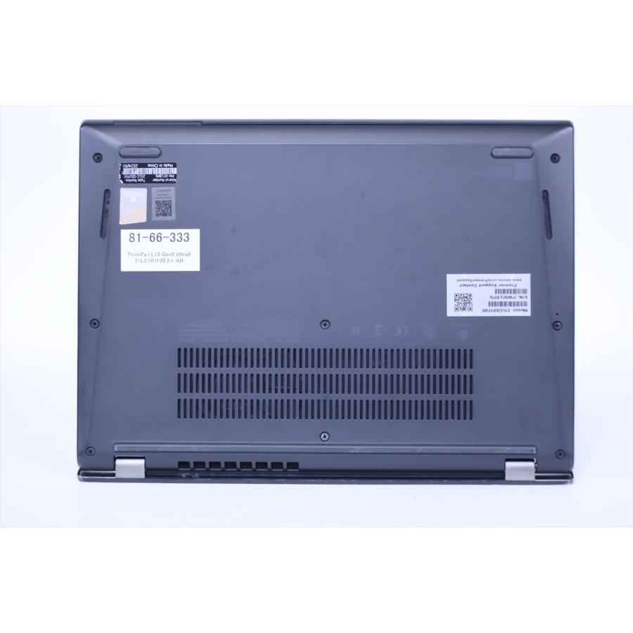 即配 良品 2024年AI特化NPU搭載快速モデル ThinkPad L13 Gen5 Ultra5 135U 16G 256G 13.3WUXGA WiFi6E Office バッテリー良 ノートパソコン AAA評価の画像
