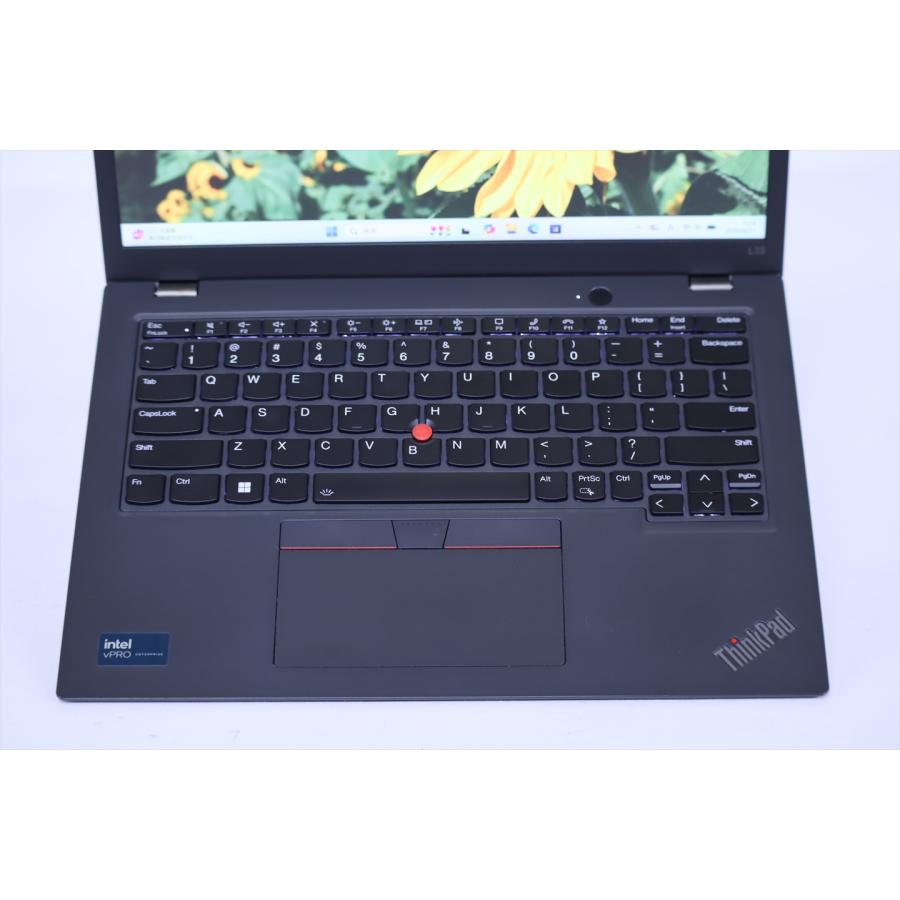 即配 良品 2024年AI特化NPU搭載快速モデル ThinkPad L13 Gen5 Ultra5 135U 16G 256G 13.3WUXGA WiFi6E Office バッテリー良 ノートパソコン AAA評価の画像